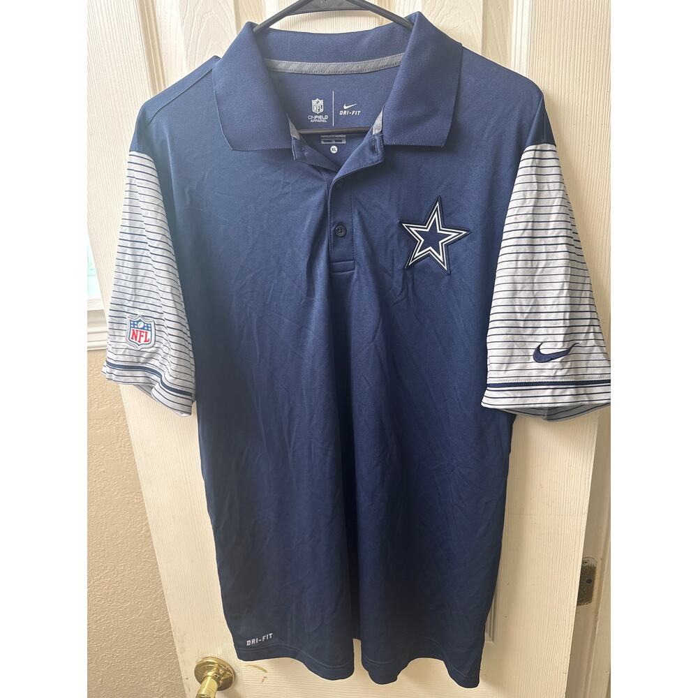 Nike Dri-Fit x NFL Dallas Cowboys on field apparel polo